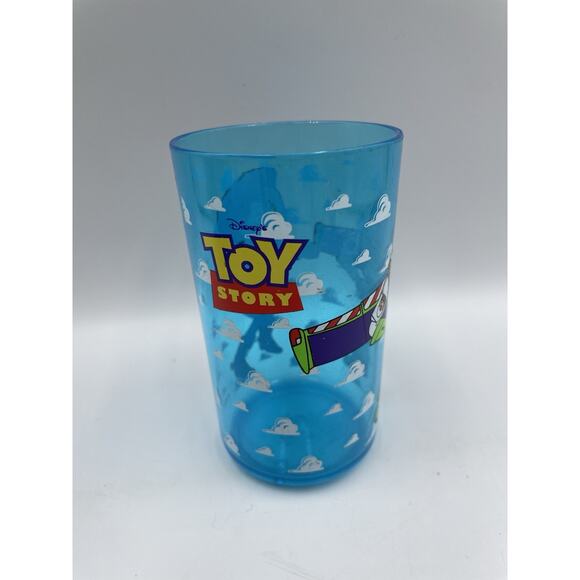 Vintage Toy Story Woody & Buzz Lightyear Small Blue W/ Cloud Pattern - Picture 3 of 7